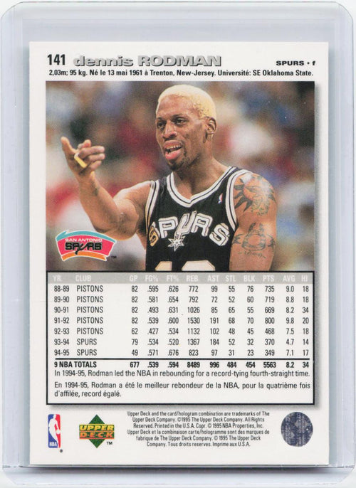 1995-96 Collector's Choice #10 Dennis Rodman
