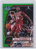 2024-25 Bowman University Chrome #10 Billy Richmond III Green Wave #/85