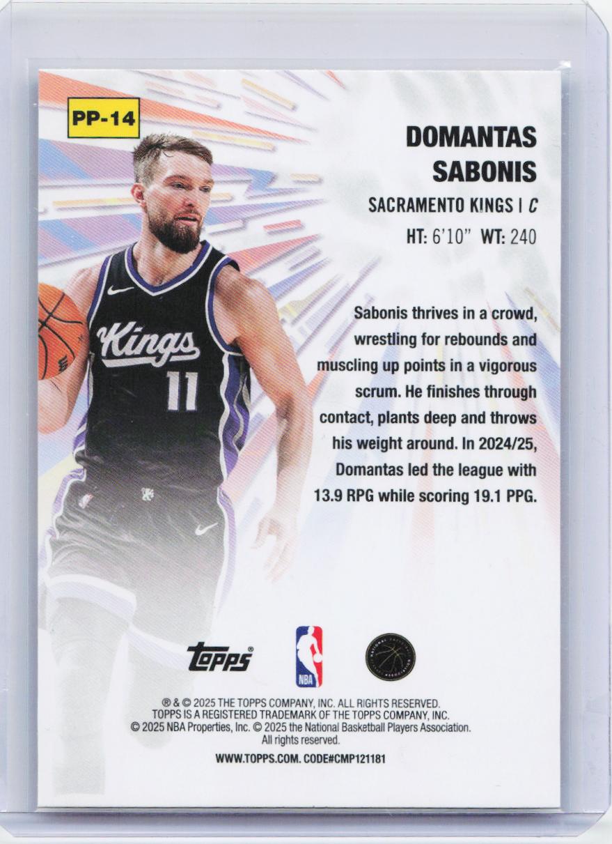 2025-26 Topps #PP-14 Domantas Sabonis Power Players