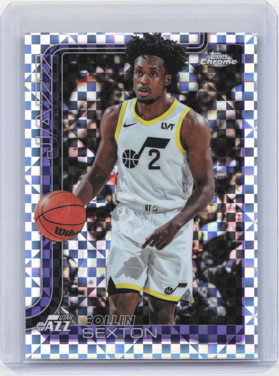 2025-26 Topps Chrome #210 Collin Sexton X-Fractor