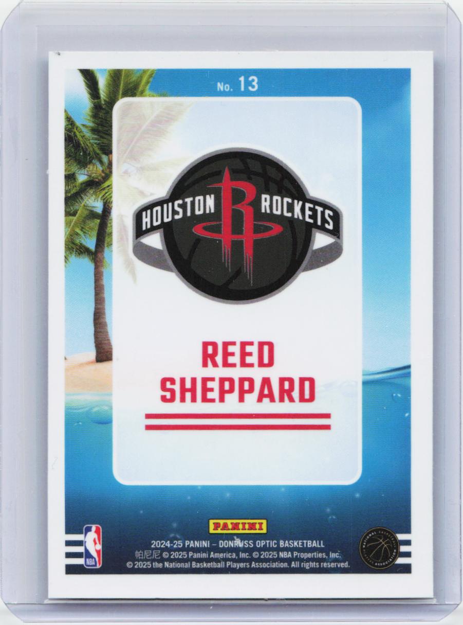 2024-25 Donruss Optic #13 Reed Sheppard Splash!