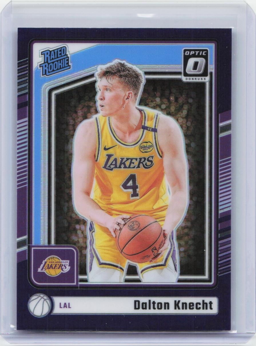 2024-25 Donruss Optic #256 Dalton Knecht Purple