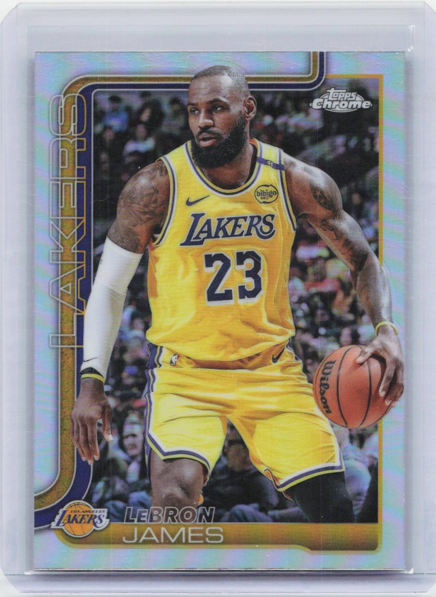 2025-26 Topps Chrome #127 LeBron James Refractor