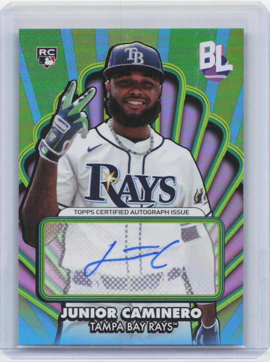 2024 Topps Big League #OAA-JM Junior Caminero Opening Act Autographs