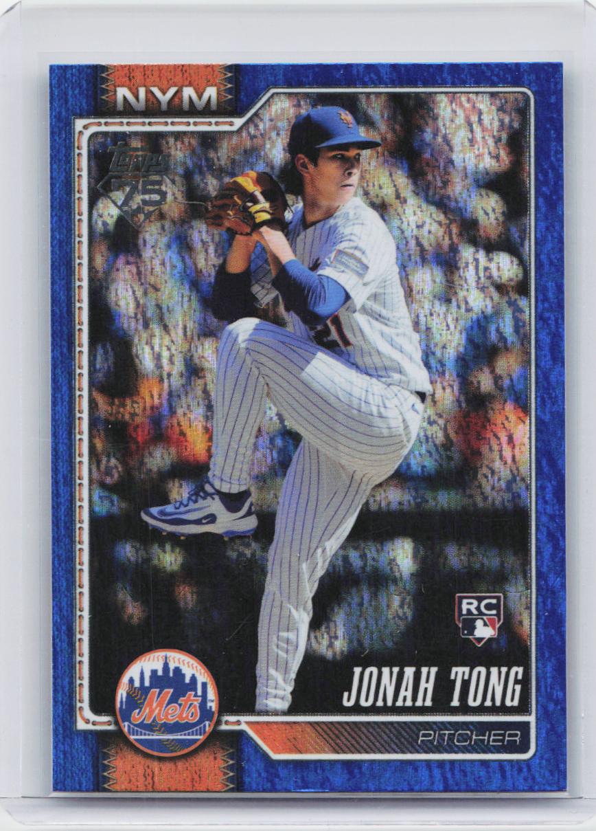 2026 Topps #4 Jonah Tong Blue Holo Foil #/150