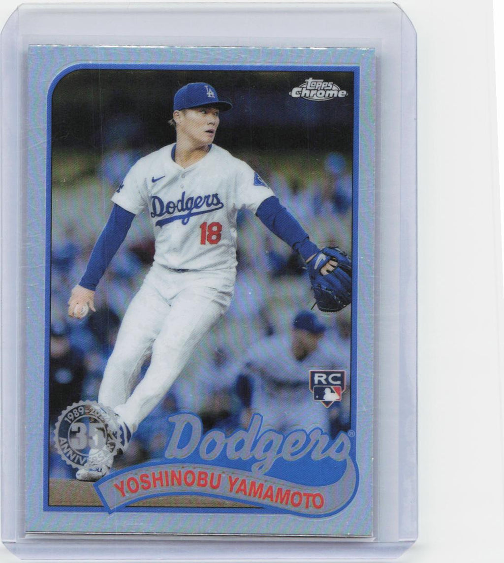 2024 Topps Chrome Update #89CU-5 Yoshinobu Yamamoto 1989 35th Anniversary