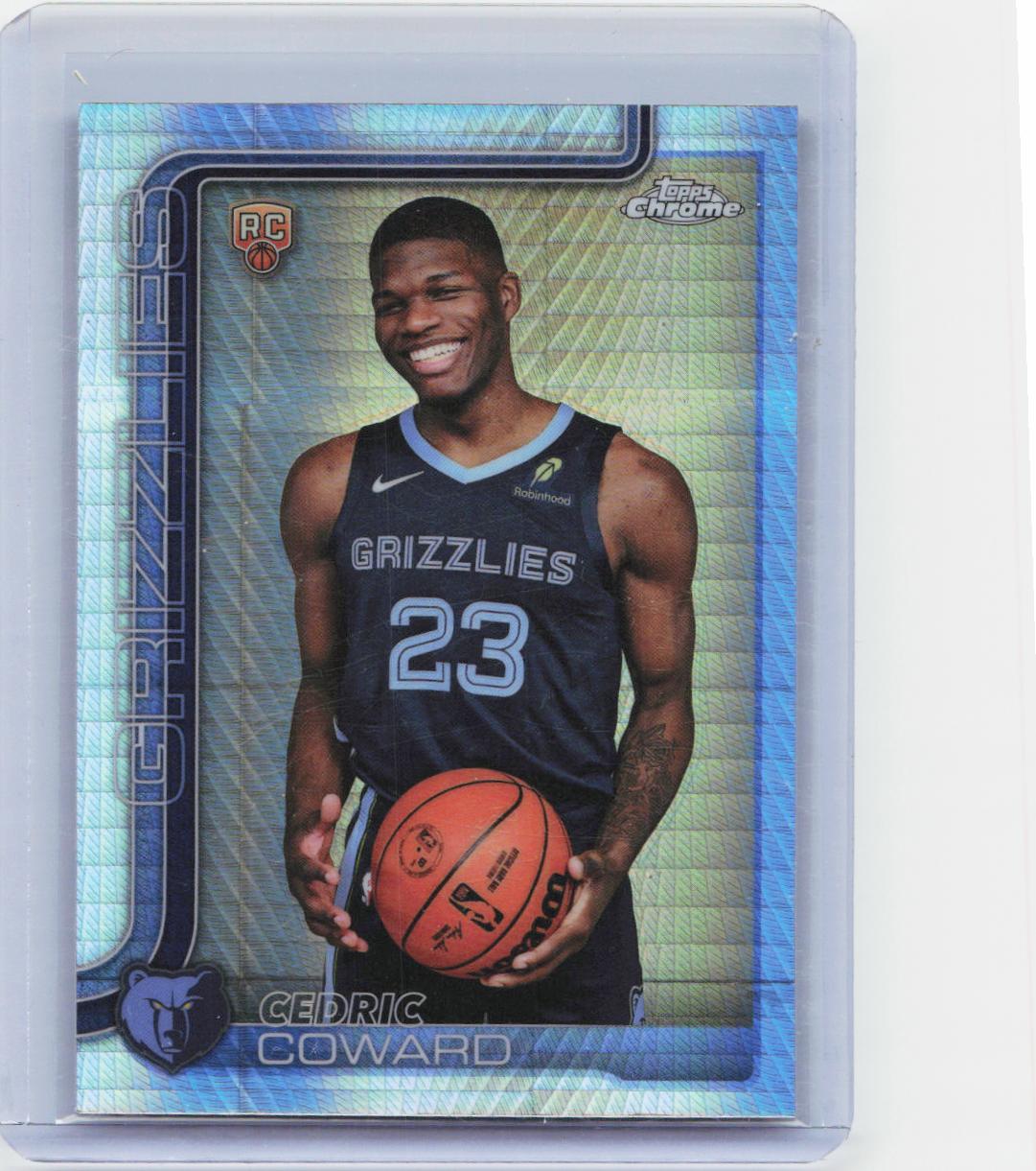 2025-26 Topps Chrome #261 Cedric Coward Prism Refractor