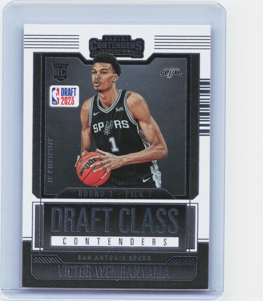 2023-24 Panini Contenders #9 Victor Wembanyama 2023 Draft Class Contenders