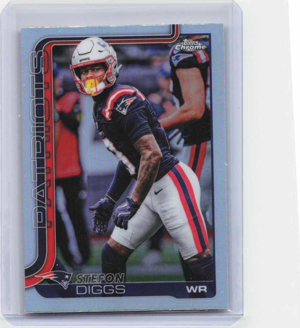 2025 Topps Chrome #205 Stefon Diggs Refractor