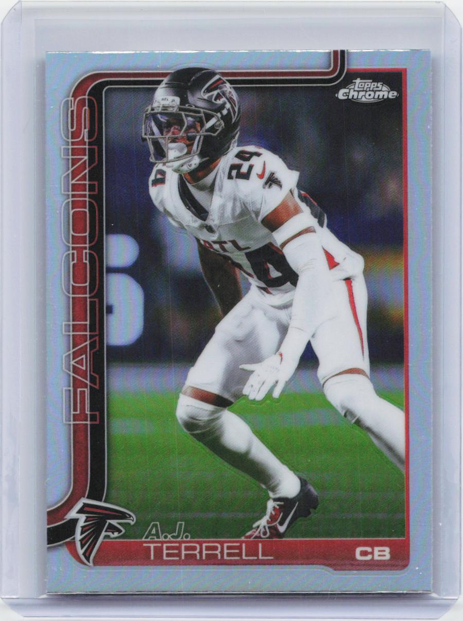 2025 Topps Chrome #19 A.J. Terrell Refractor