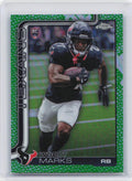 2025 Topps Chrome #372 Woody Marks Football Leather Green #/99