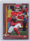 2025 Topps Chrome #148 Patrick Mahomes II Football Leather Refractor