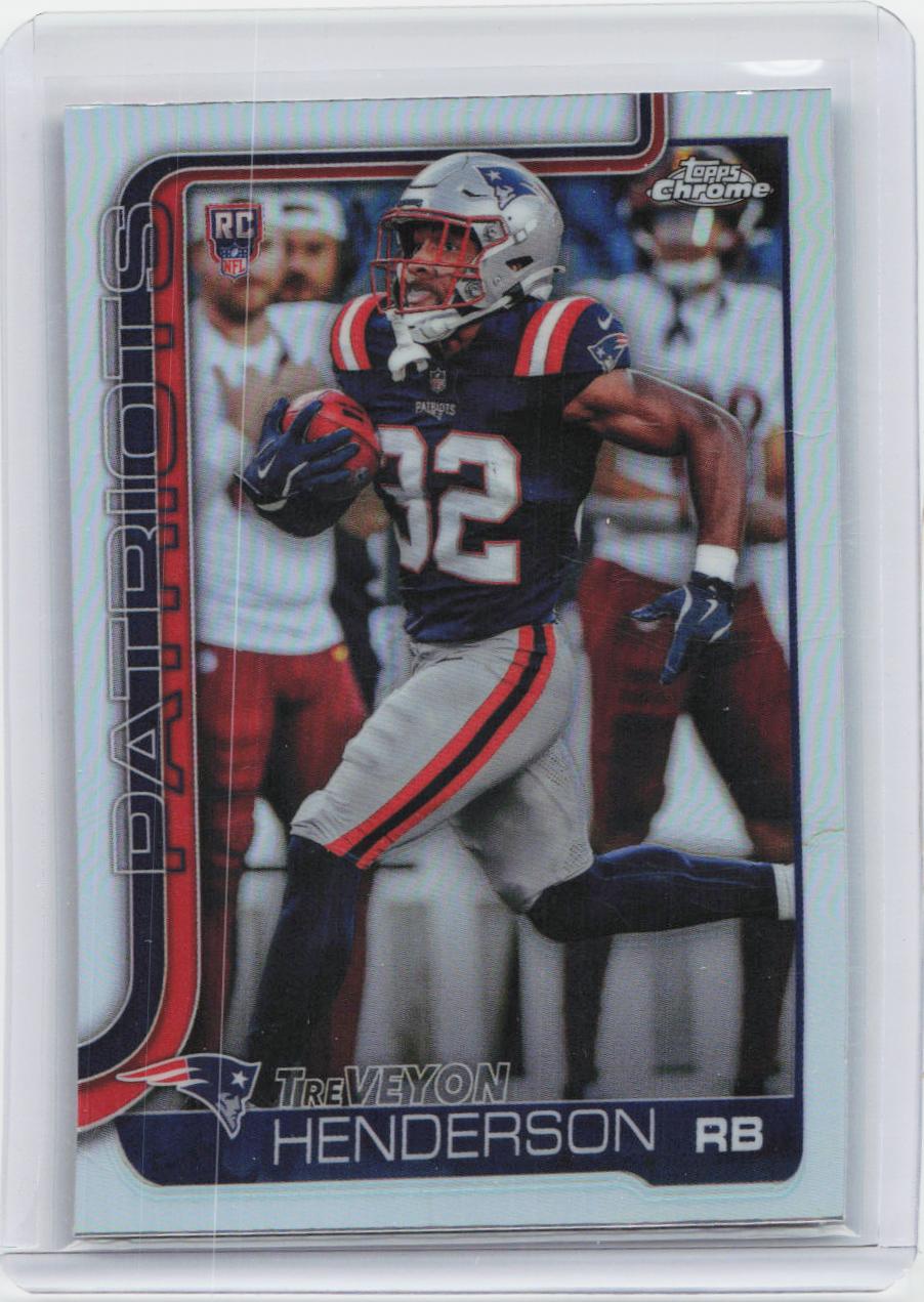 2025 Topps Chrome #328 TreVeyon Henderson Refractor