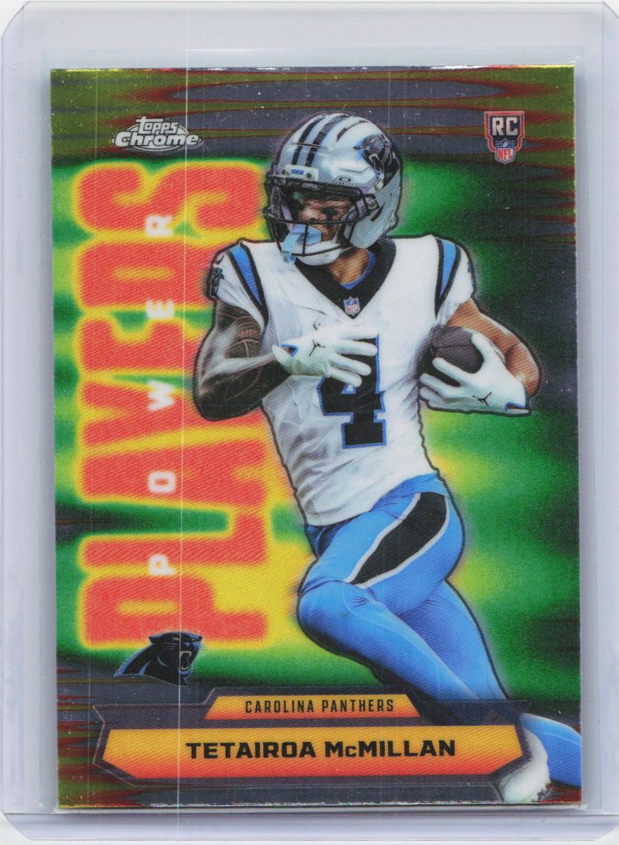 2025 Topps Chrome #PP-28 Tetairoa McMillan Power Players