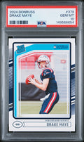2024 Donruss #379 Drake Maye PSA 10