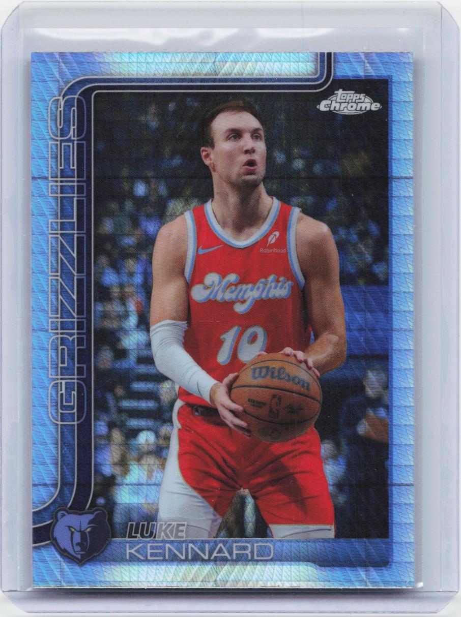 2025-26 Topps Chrome #117 Luke Kennard Prism Refractor