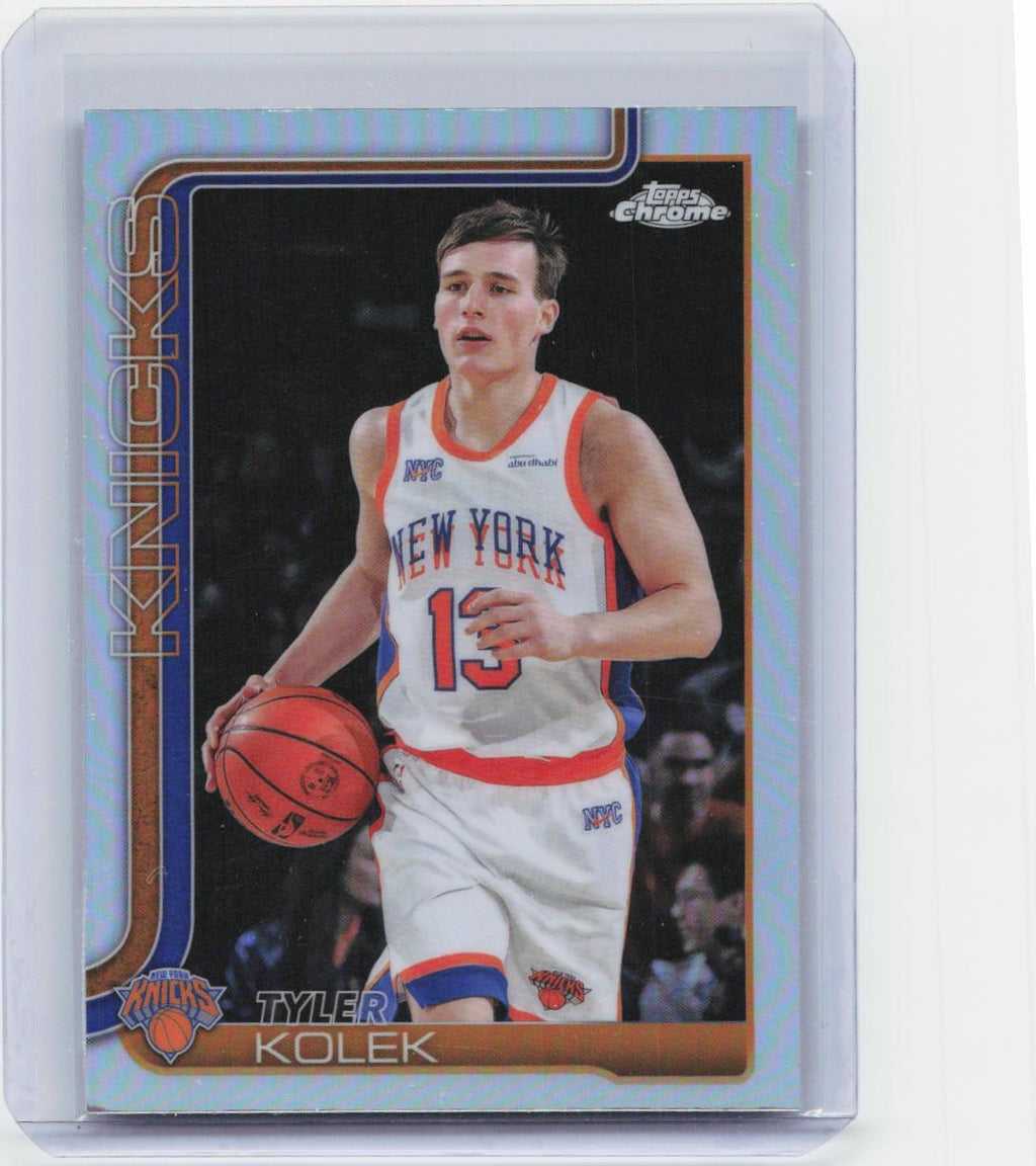 2025-26 Topps Chrome #139 Tyler Kolek Refractor