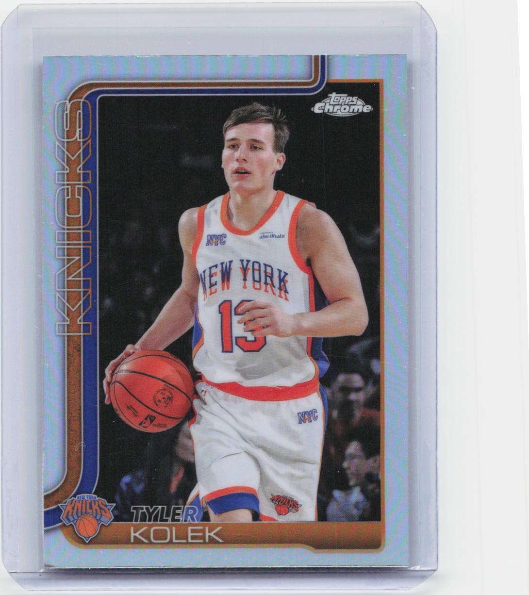 2025-26 Topps Chrome #139 Tyler Kolek Refractor