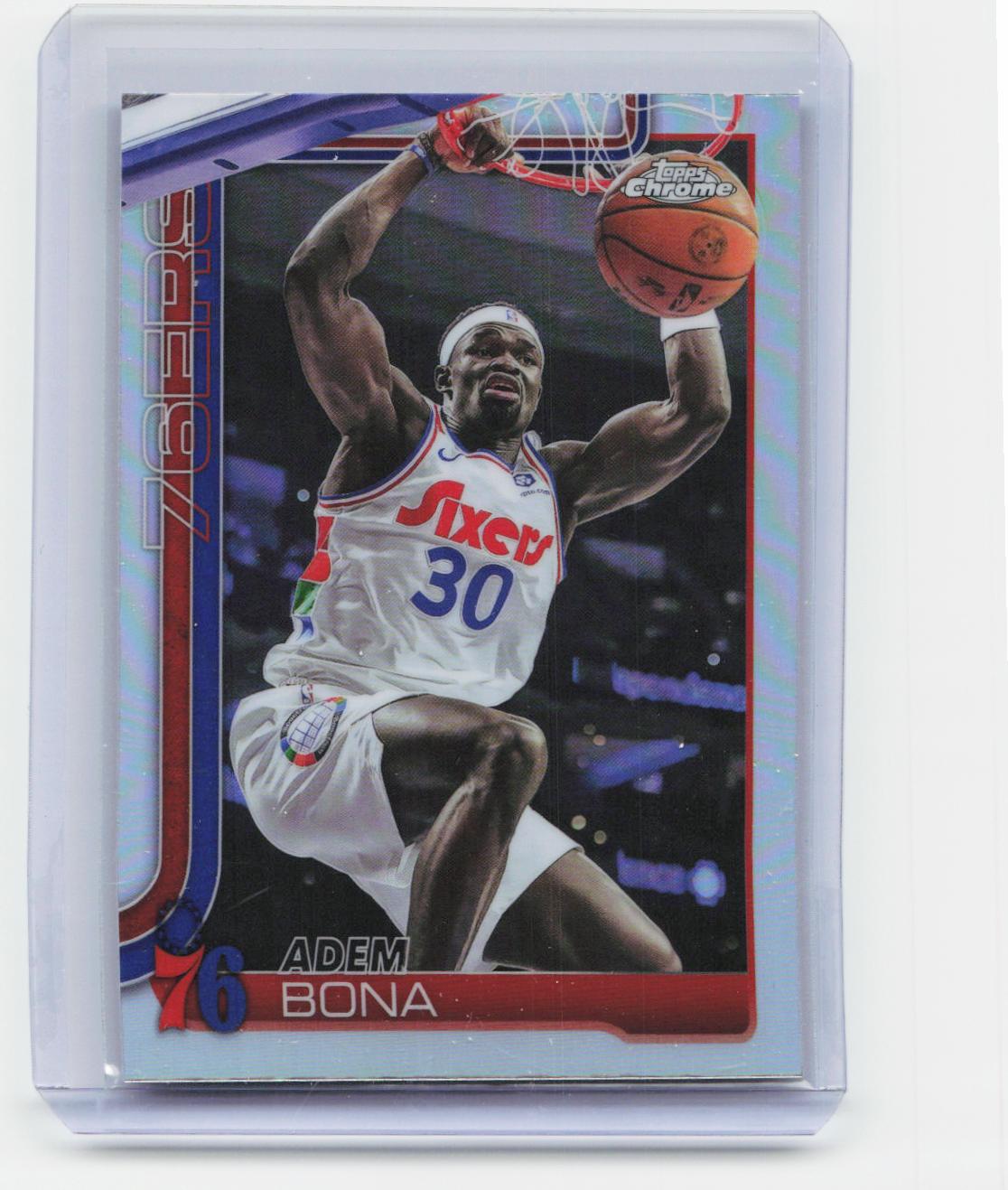 2025-26 Topps Chrome #183 Adem Bona Refractor