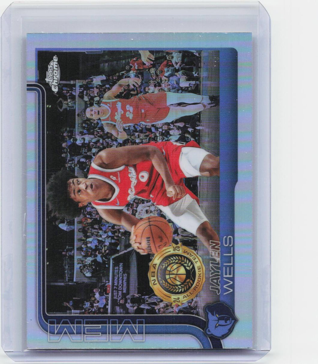 2025-26 Topps Chrome #200 Jaylen Wells Refractor