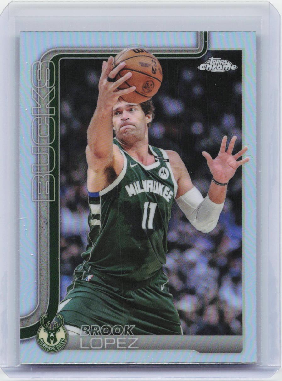 2025-26 Topps Chrome #159 Brook Lopez Refractor