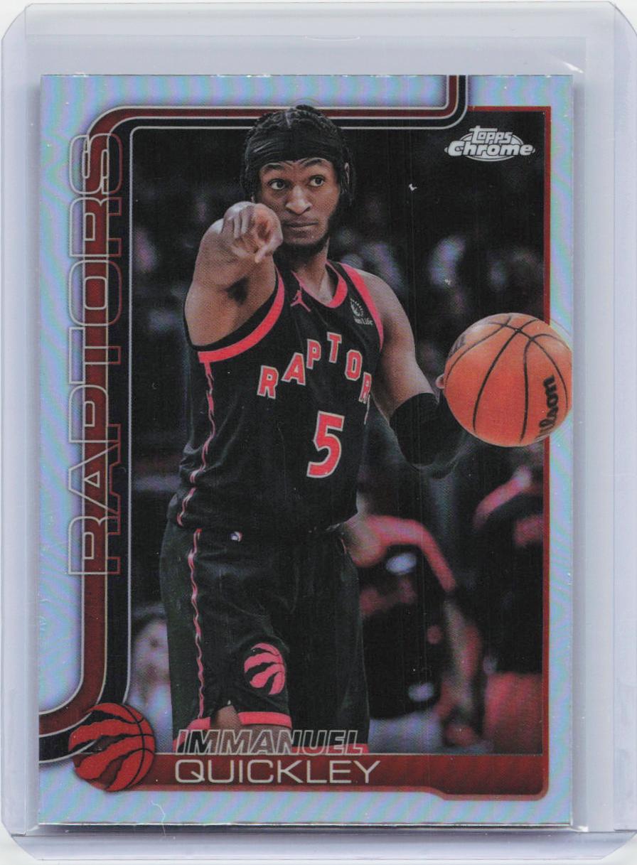 2025-26 Topps Chrome #212 Immanuel Quickley Refractor