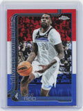 2025-26 Topps Chrome #156 Naz Reid Red White and Blue Refractor