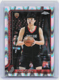 2025-26 Topps Chrome #266 Yang Hansen RayWave Refractor
