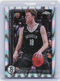2025-26 Topps Chrome #277 Danny Wolf RayWave Refractor