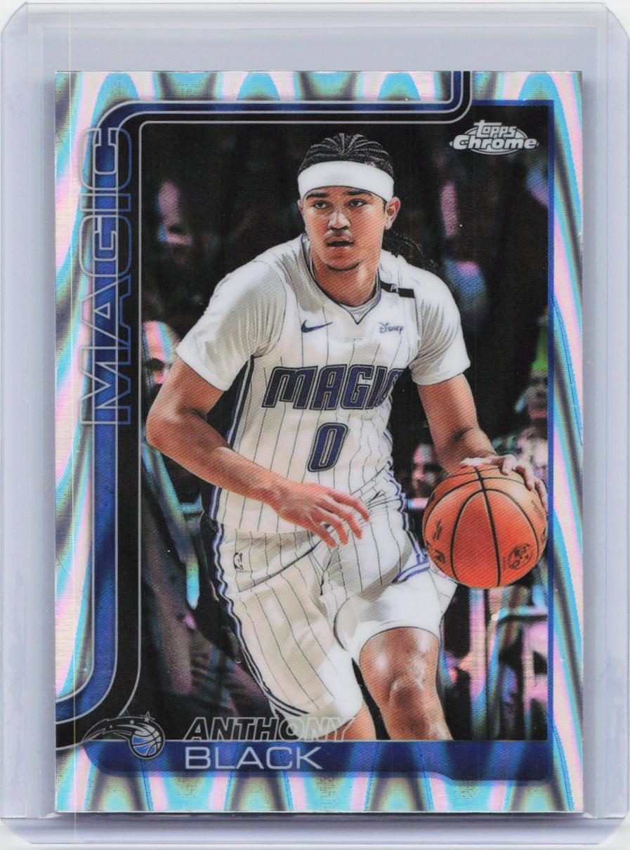 2025-26 Topps Chrome #103 Anthony Black RayWave Refractor