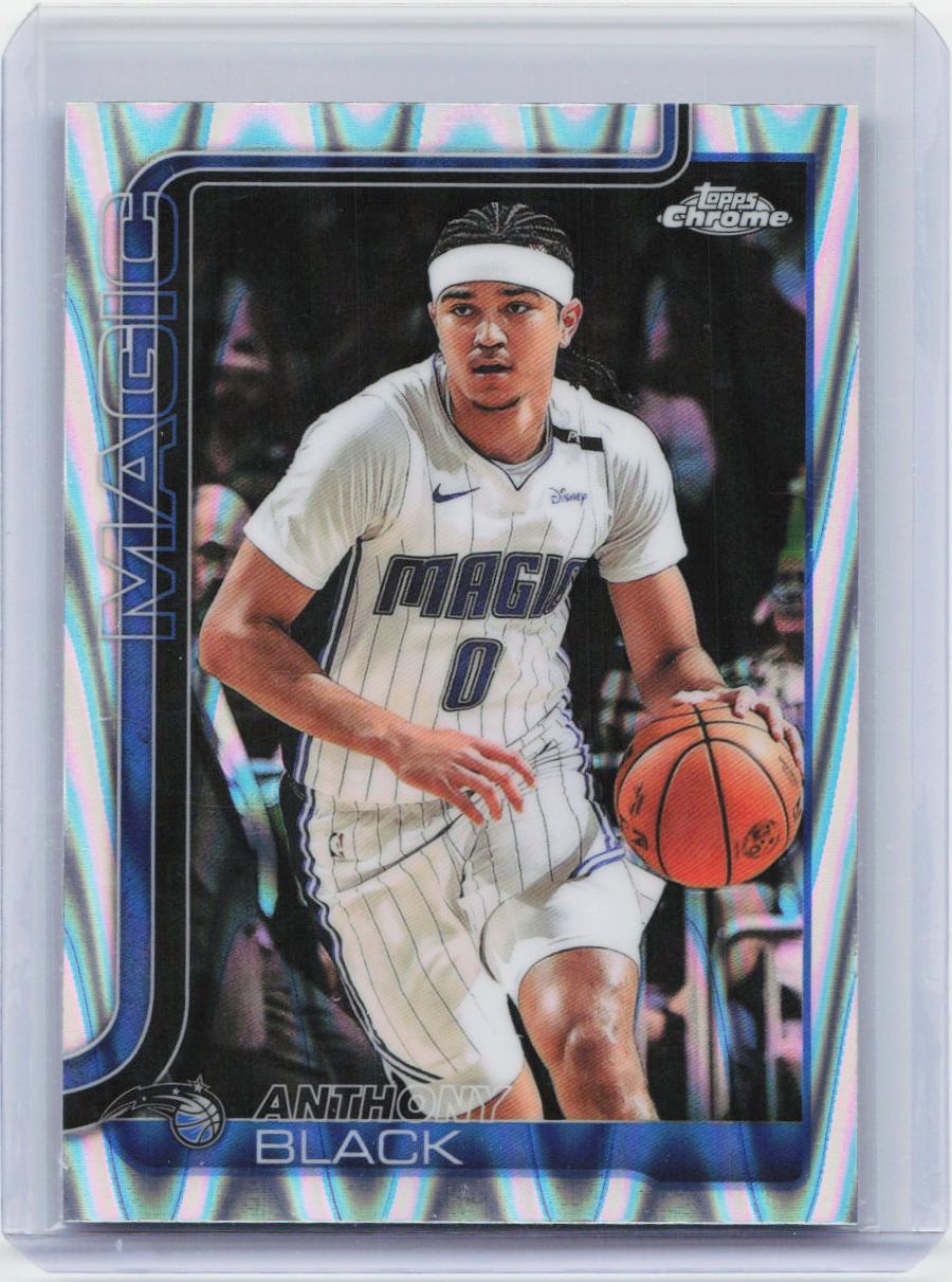 2025-26 Topps Chrome #103 Anthony Black RayWave Refractor