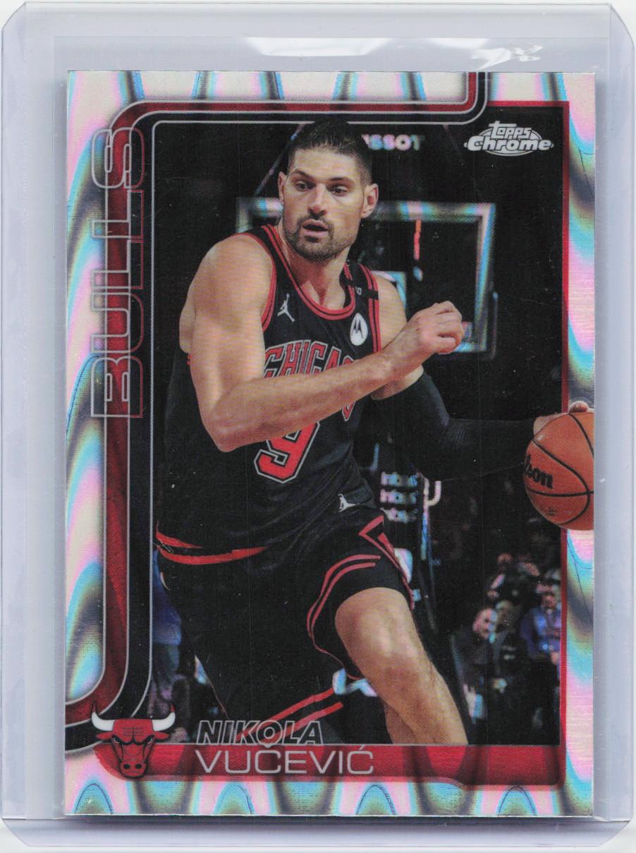 2025-26 Topps Chrome #24 Nikola Vučević RayWave Refractor