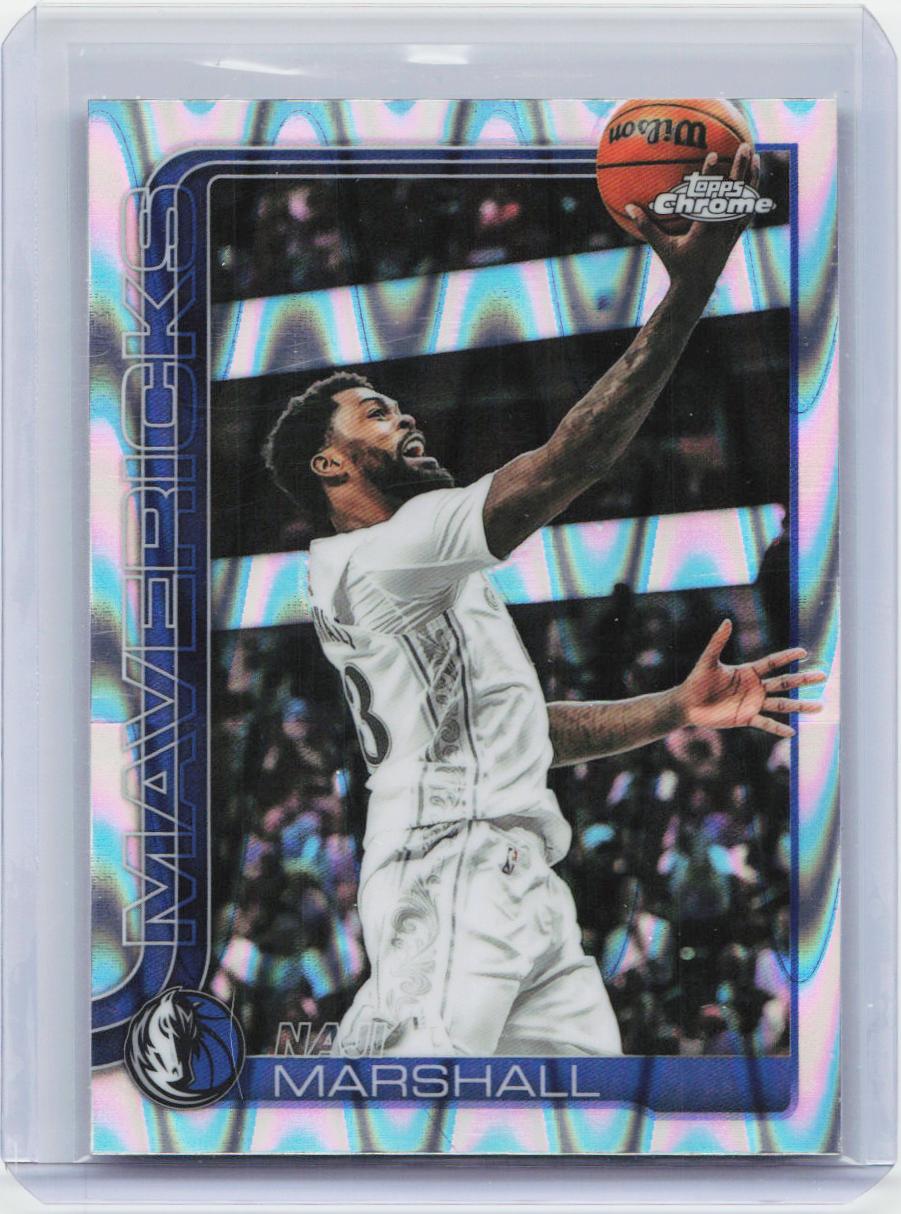 2025-26 Topps Chrome #28 Naji Marshall RayWave Refractor