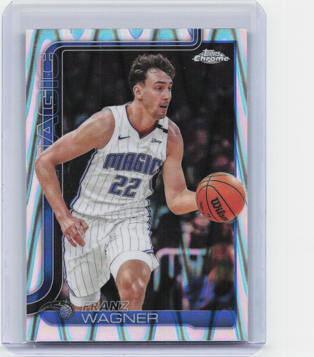 2025-26 Topps Chrome #116 Franz Wagner RayWave Refractor