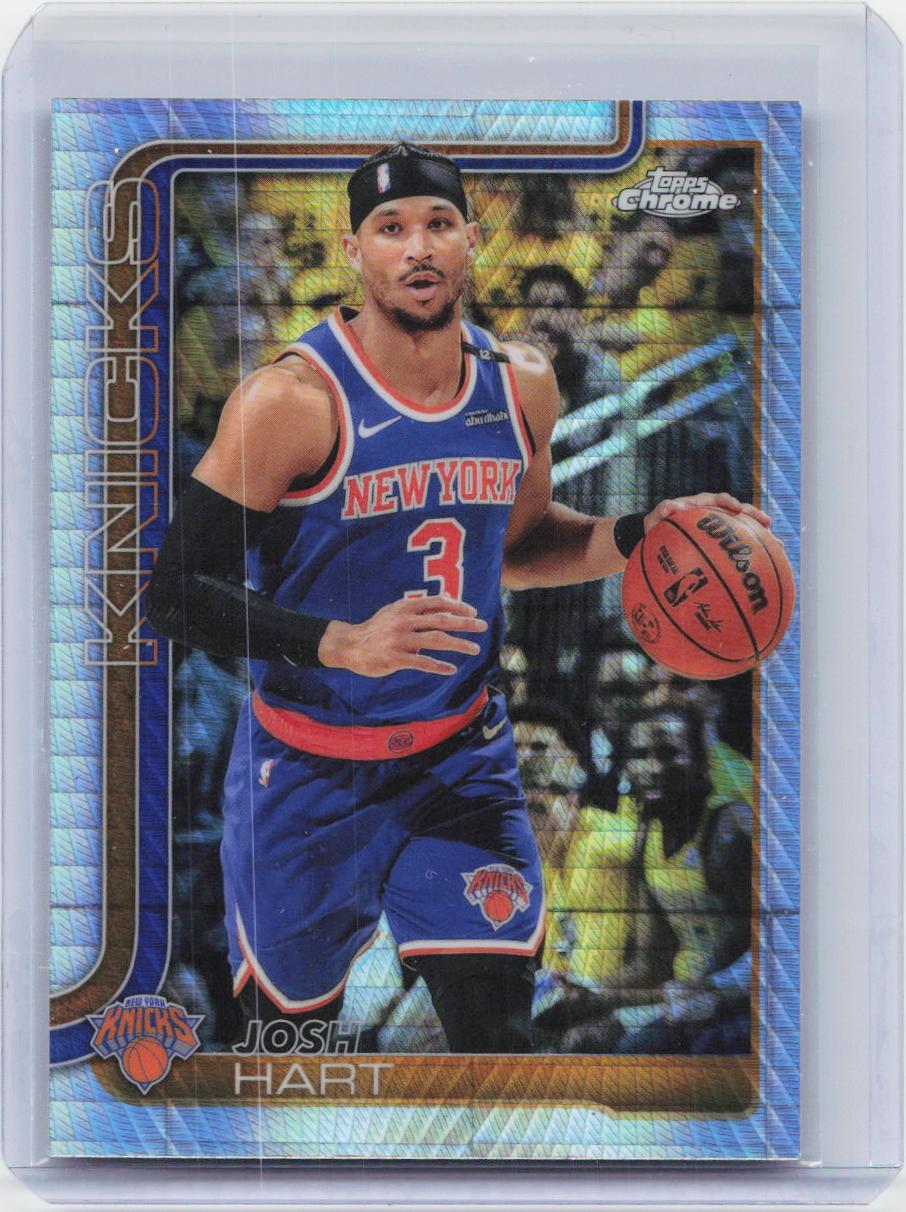 2025-26 Topps Chrome #160 Josh Hart Prism Refractor