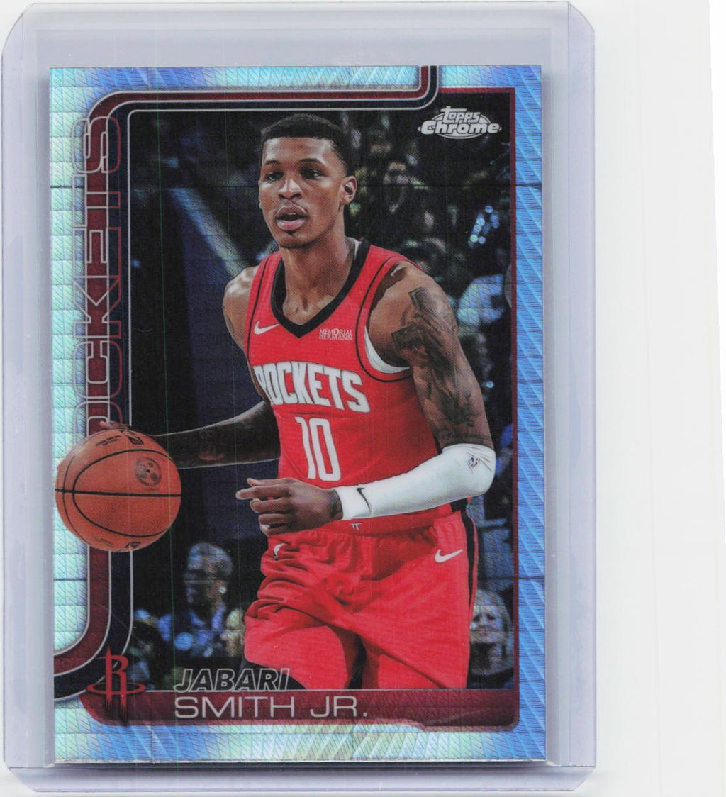 2025-26 Topps Chrome #62 Jabari Smith Jr. Prism Refractor