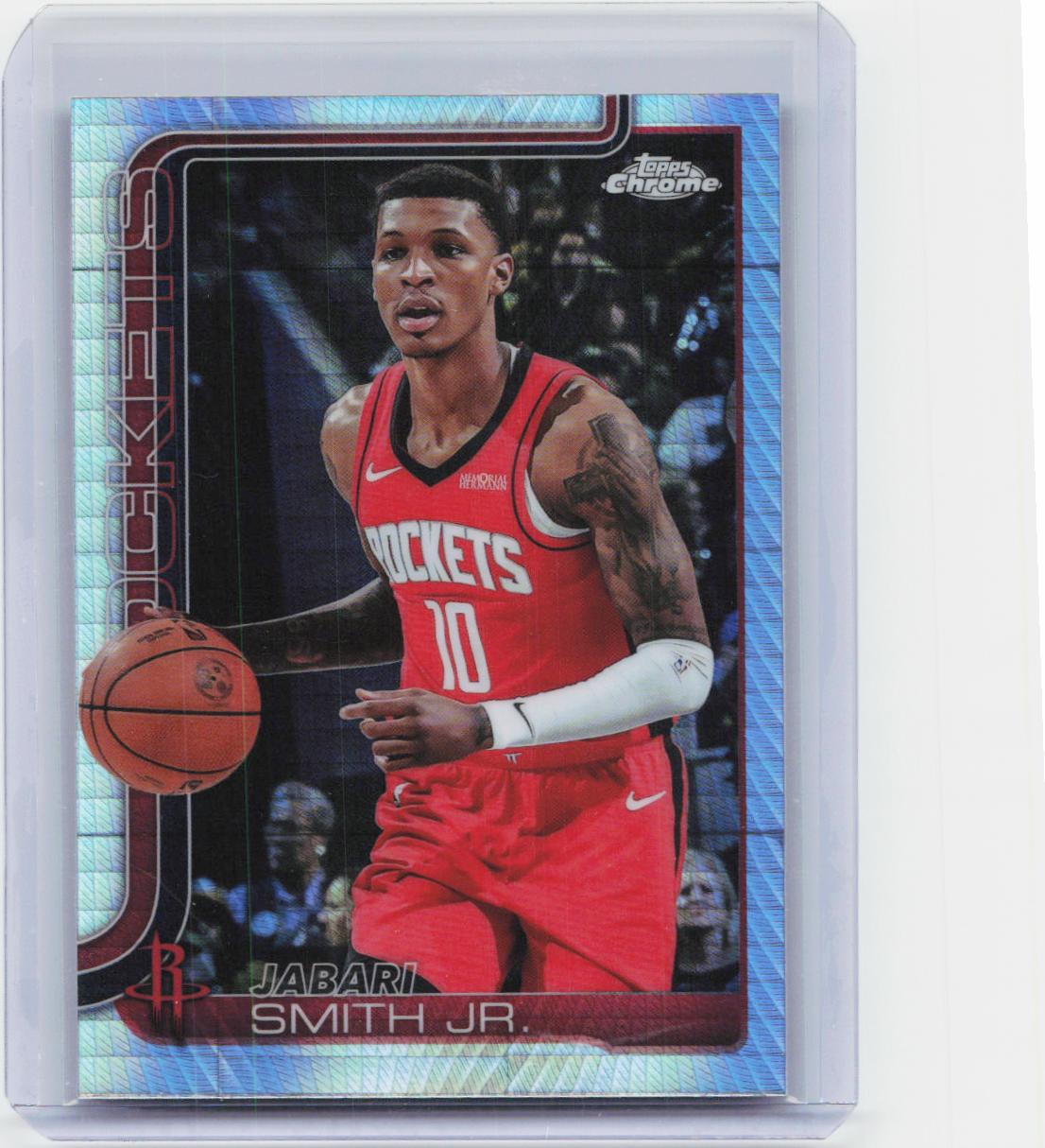 2025-26 Topps Chrome #62 Jabari Smith Jr. Prism Refractor