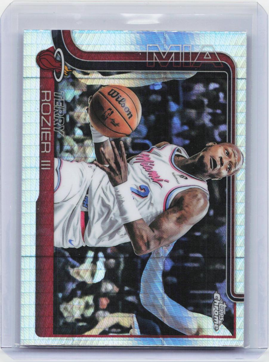 2025-26 Topps Chrome #112 Terry Rozier III Prism Refractor