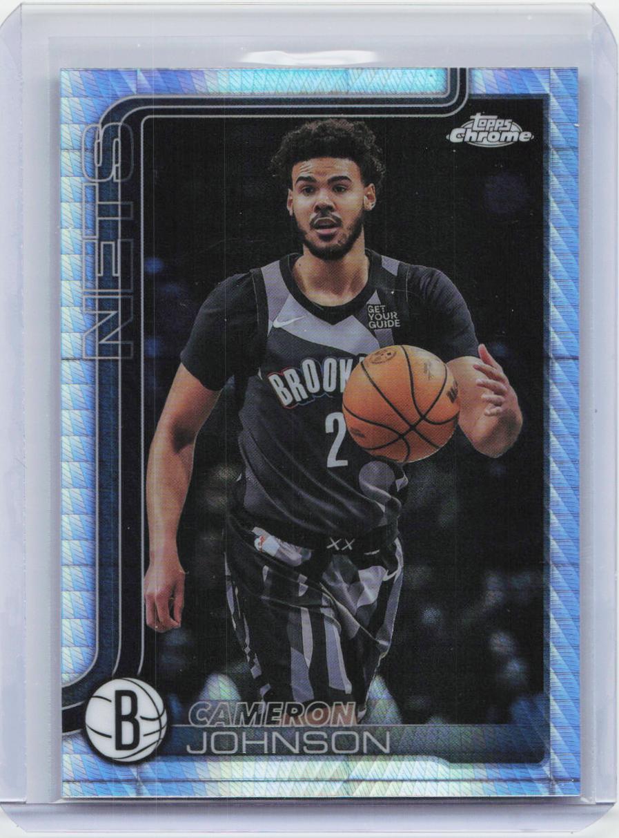 2025-26 Topps Chrome #84 Cameron Johnson Prism Refractor