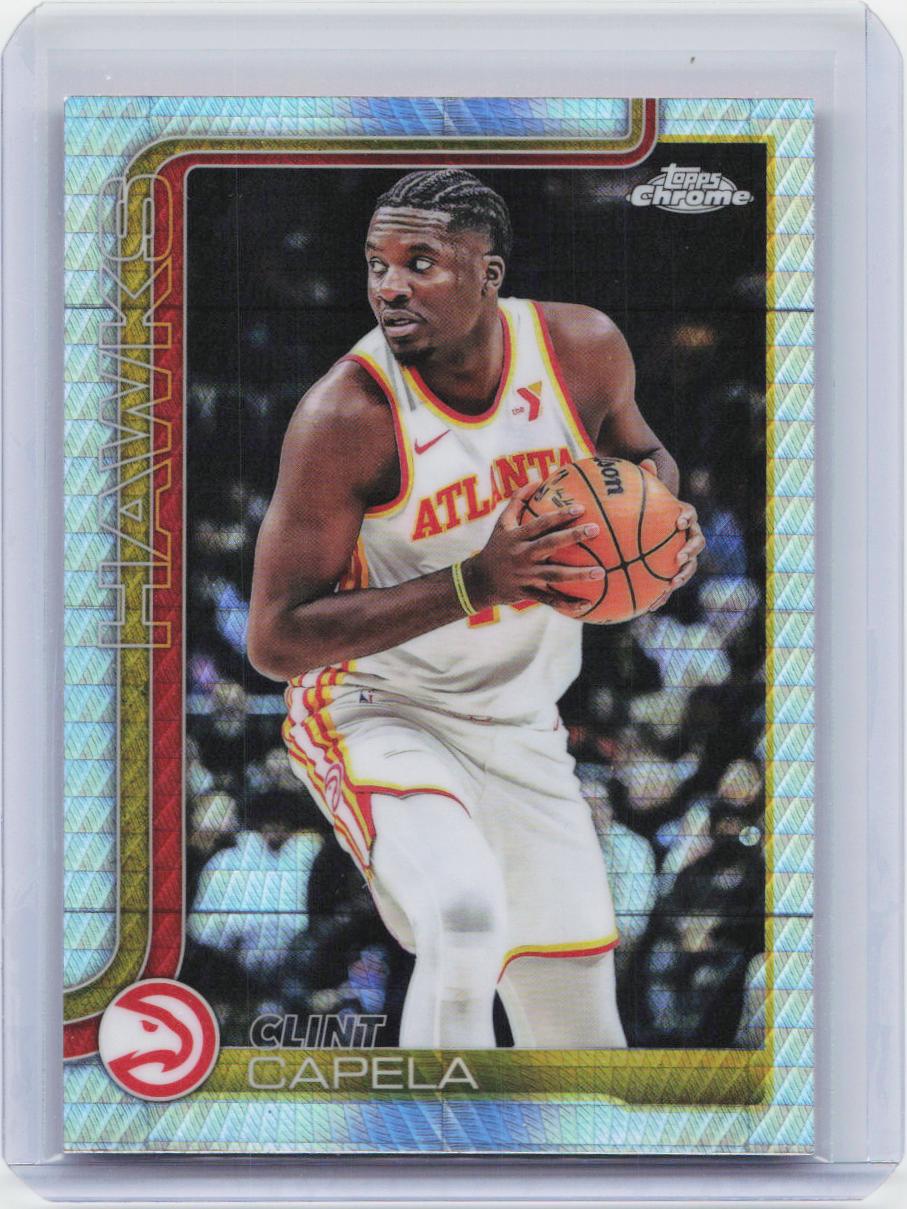 2025-26 Topps Chrome #81 Clint Capela Prism Refractor