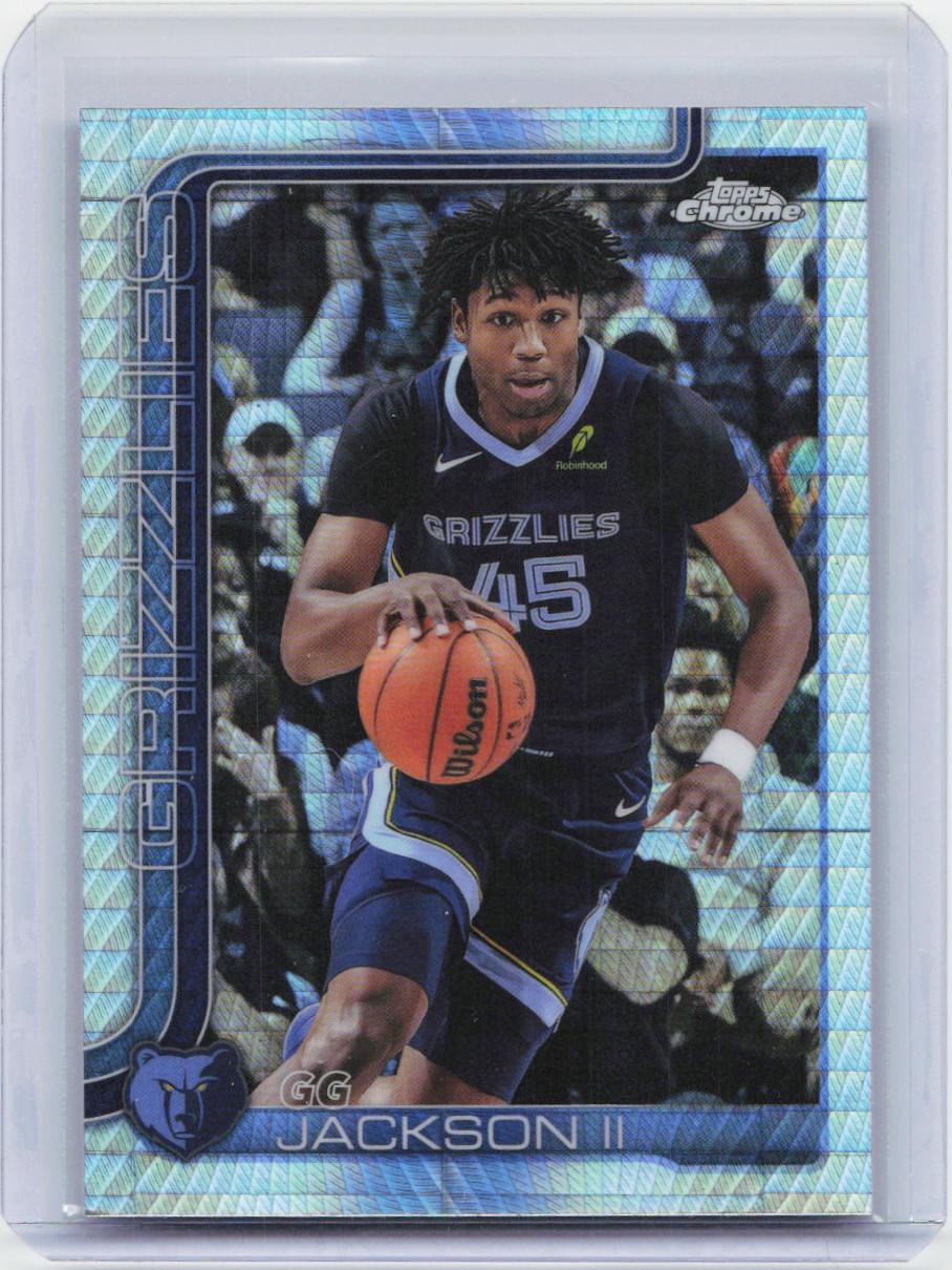 2025-26 Topps Chrome #199 GG Jackson II Prism Refractor