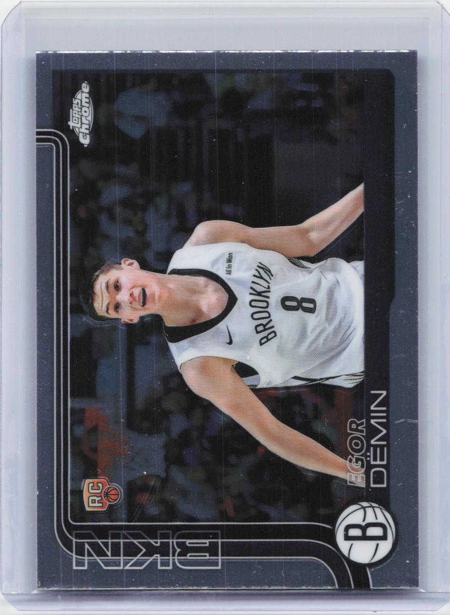 2025-26 Topps Chrome #258 Egor Dëmin