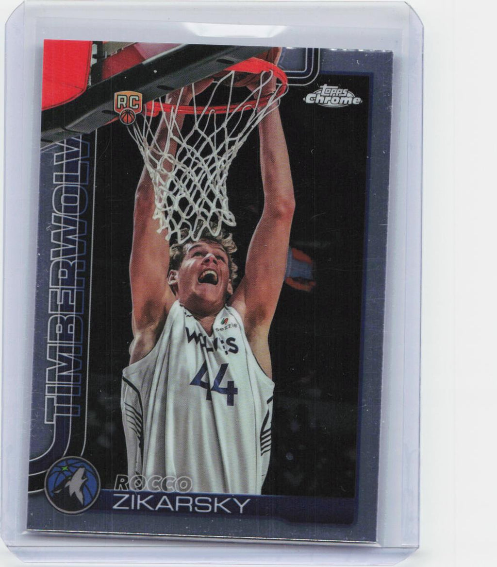 2025-26 Topps Chrome #296 Rocco Zikarsky