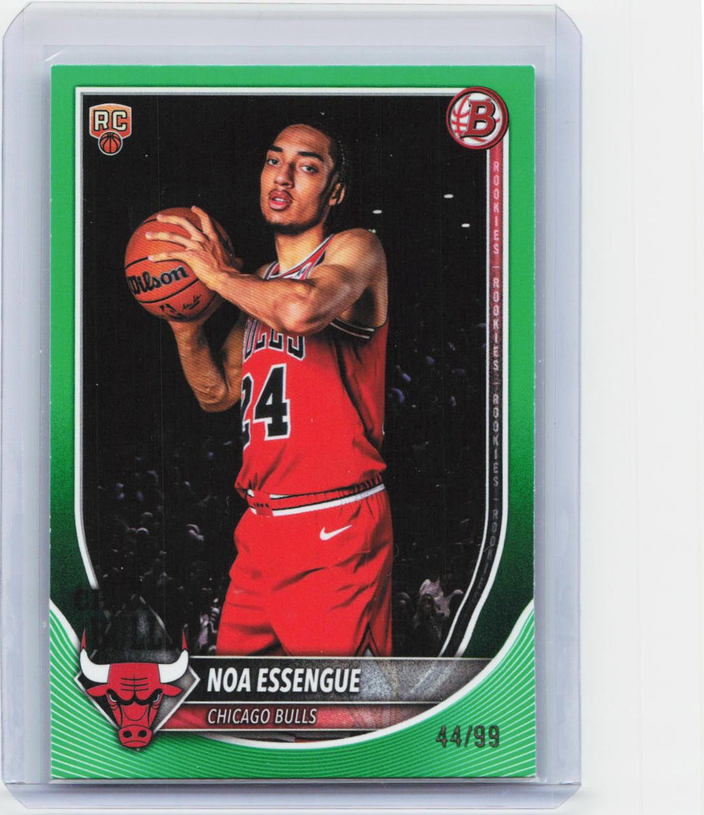 2025-26 Bowman #12 Noa Essengue Green Border #/99