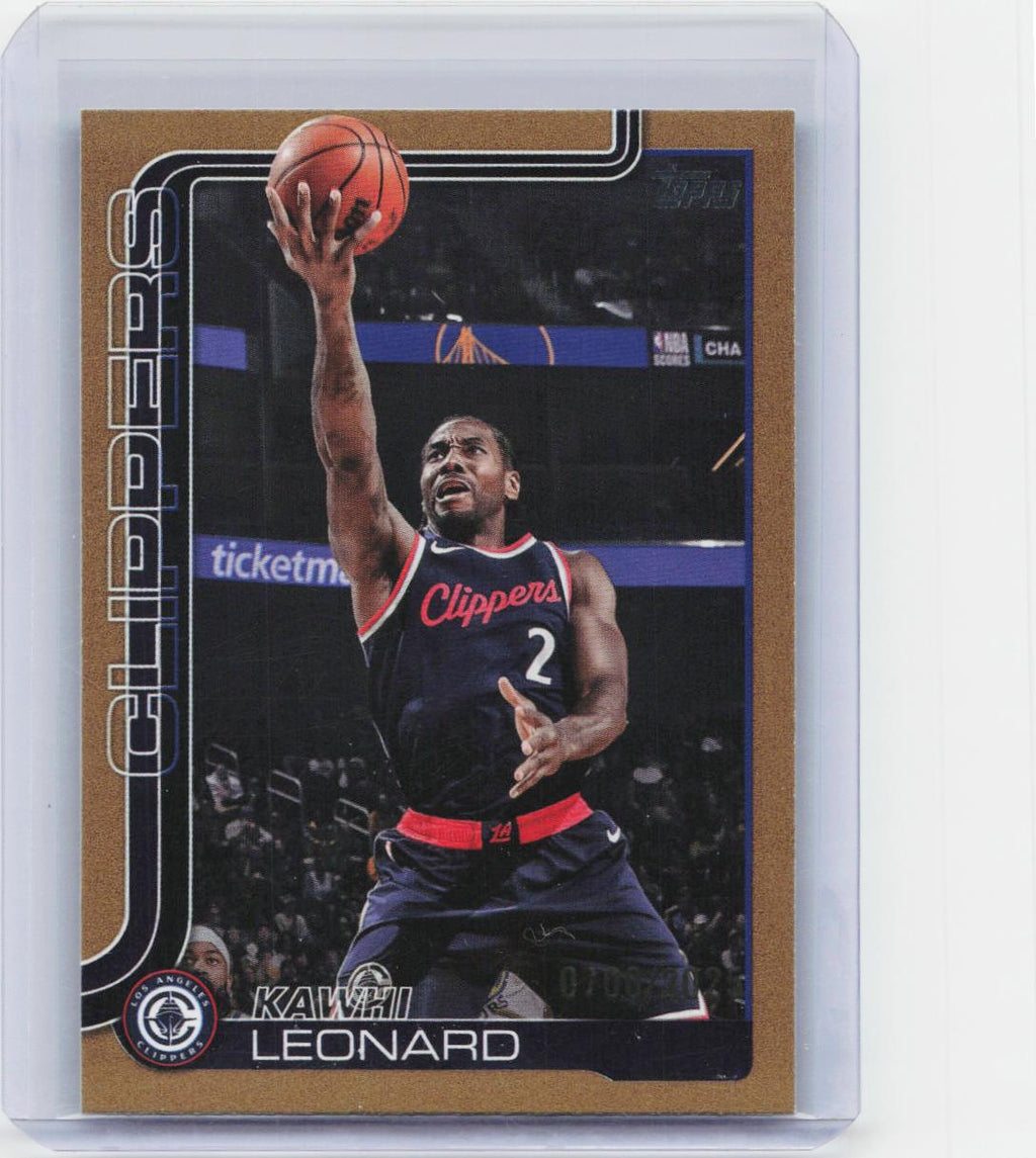 2025-26 Topps #142 Kawhi Leonard Gold #/2025