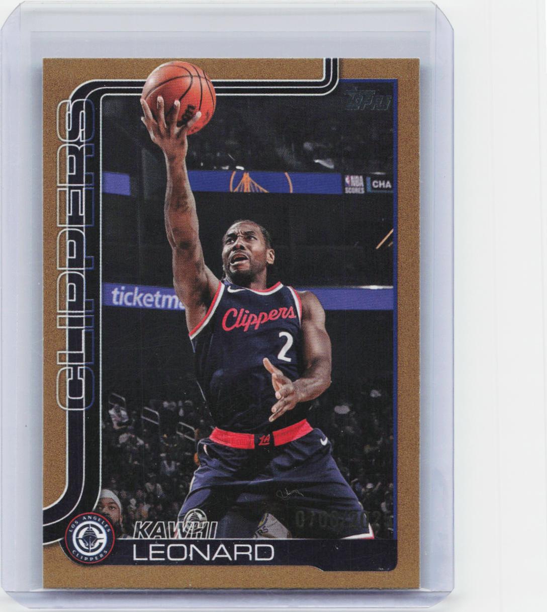 2025-26 Topps #142 Kawhi Leonard Gold #/2025