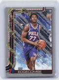 2025-26 Topps Holiday #H163 VJ Edgecombe Glitter Holiday