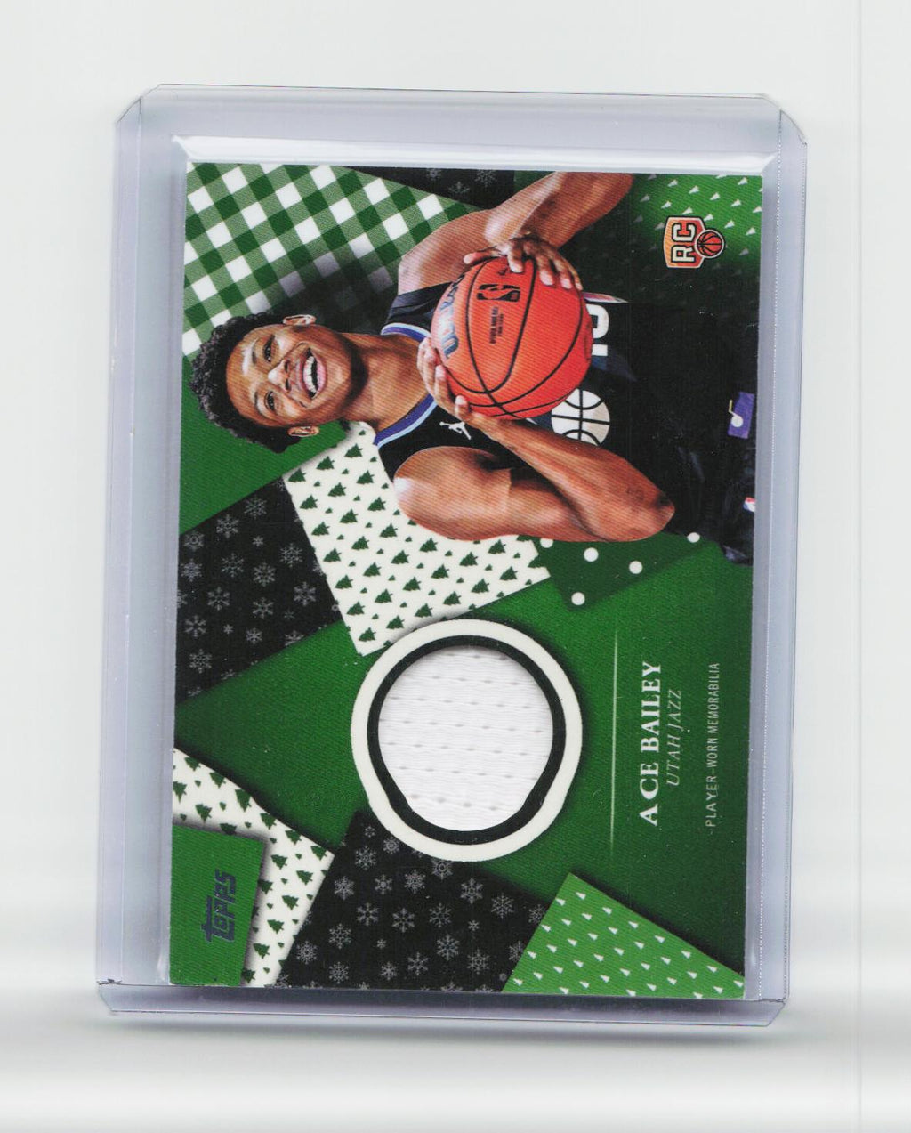 2025-26 Topps Holiday #HR-4 Ace Bailey Holiday Relics