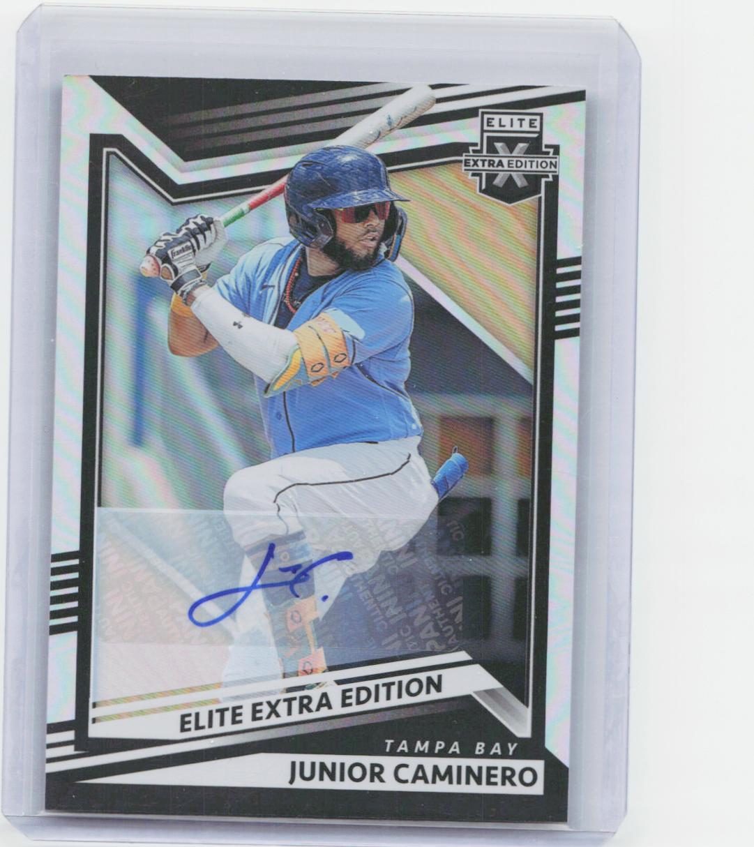 2022 Panini Elite Extra Edition #164 Junior Caminero Signatures