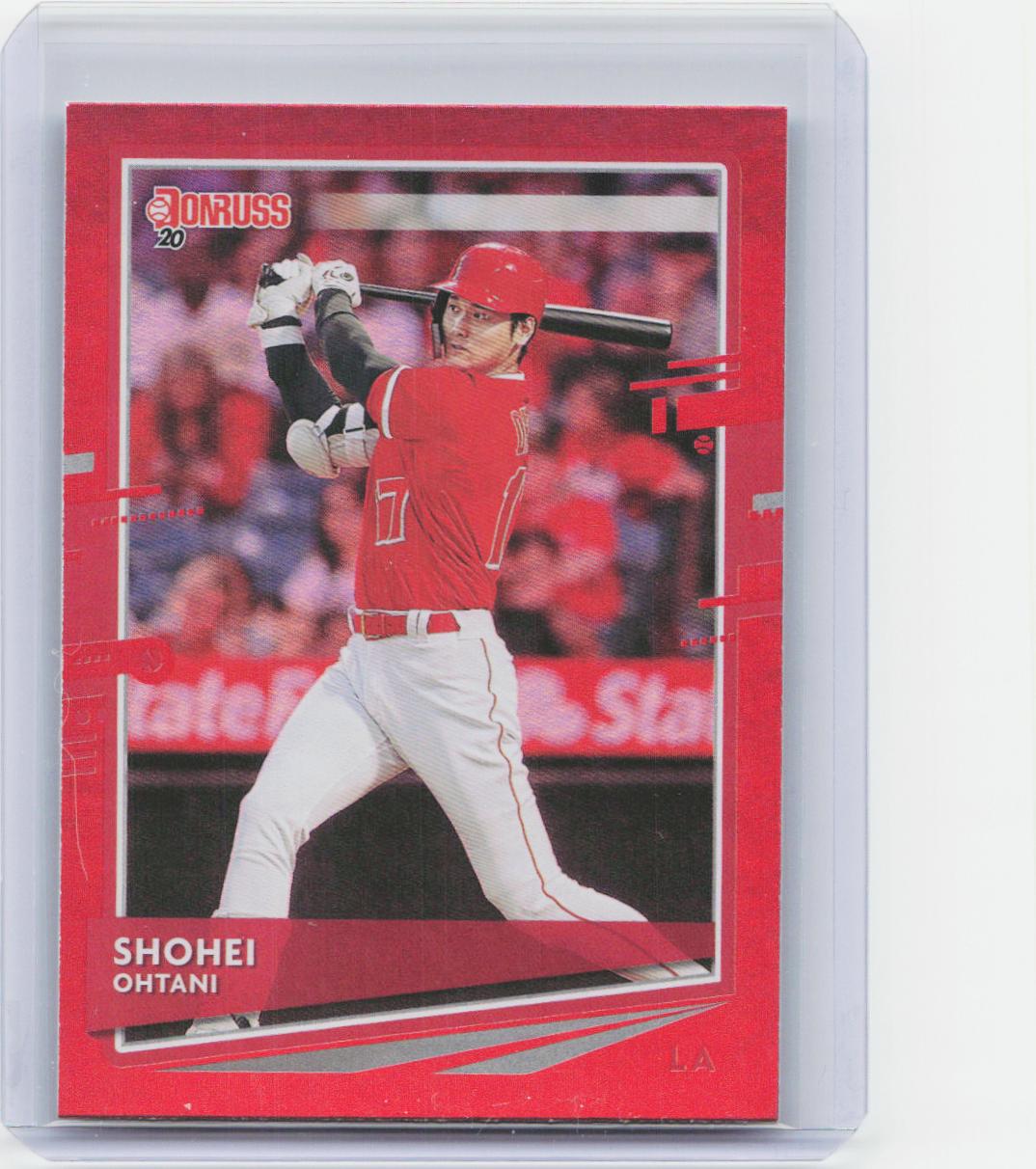 2020 Donruss #94 Shohei Ohtani Holo Red